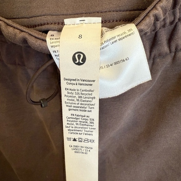 lululemon athletica Wide Leg Pants in Brown - Picture 4 of 4
